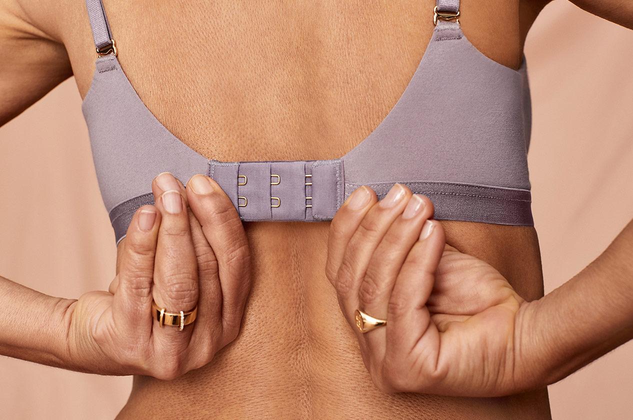 Which hook should your bra be on when wearing it? - Quora