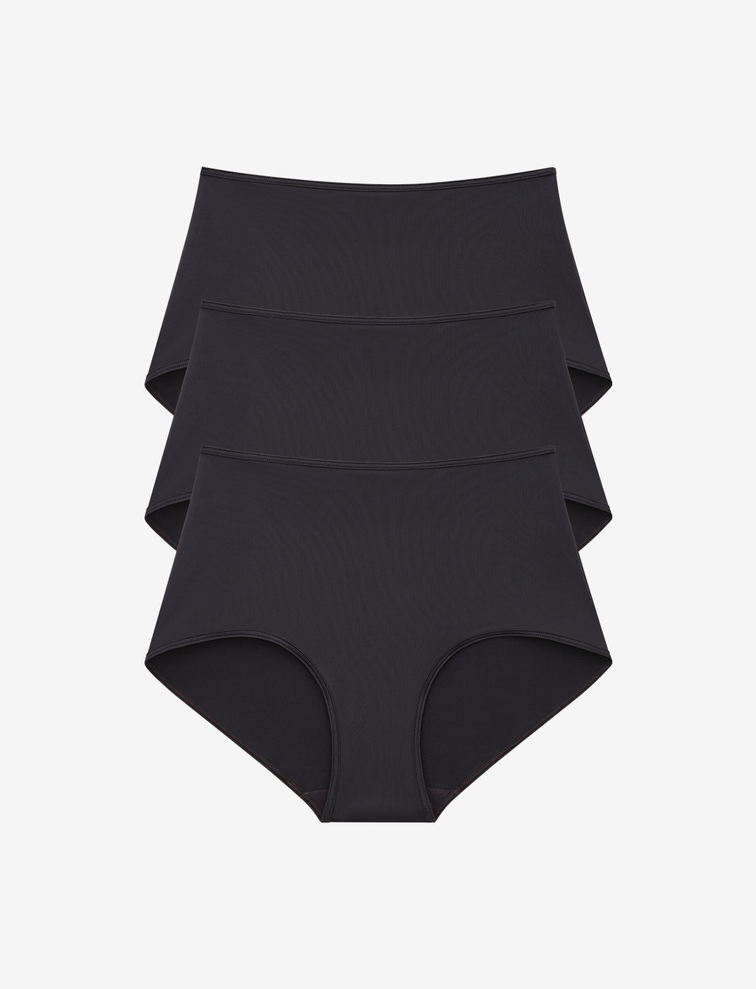 Women's Underwear Classic Nylon Panties Full Cut Carole Briefs, 3-Pack