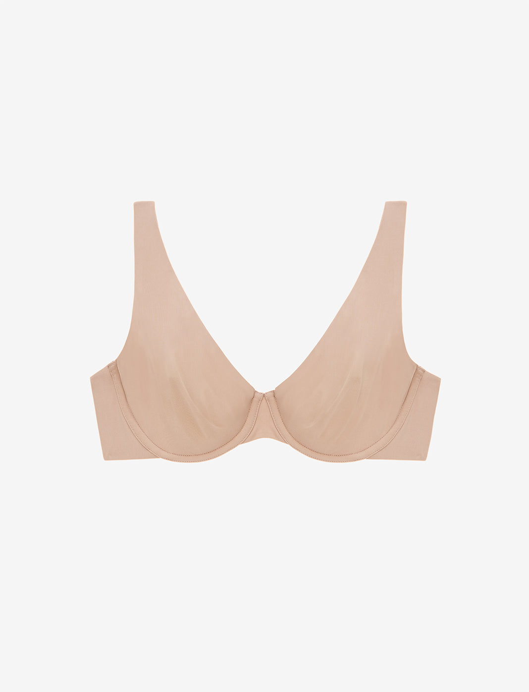Buy Wacoal Visual Effects Non-Padded Wired Full Coverage Minimiser Everyday  Comfort Bra - Beige (42D) Online
