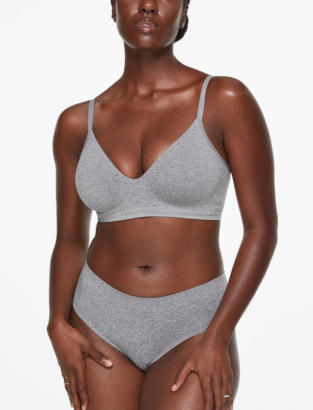 NECHOLOGY True And Co Bras For Women Women's Wireless Bra with Cooling,  Seamless Smooth Comfort Wirefree T-Shirt Bra Grey 4X-Large