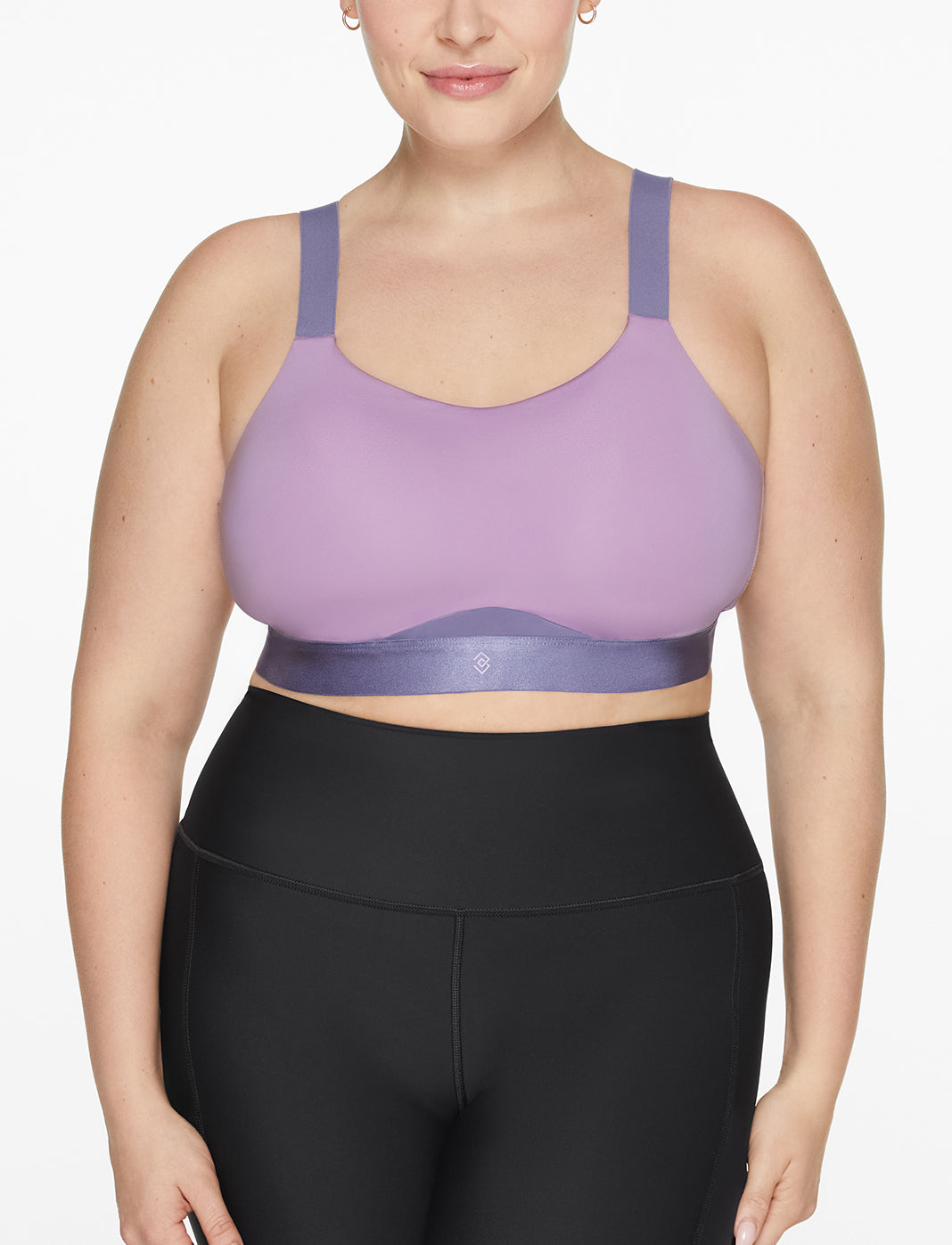 Women's Light Support Brushed Sculpt Bold Stitch Sports Bra - All In Motion™  Lavender Xxl : Target