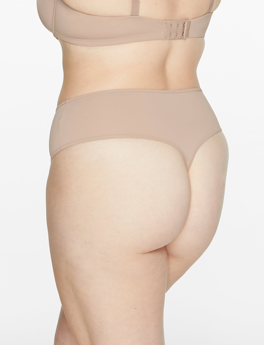 high-rise undies in taupe