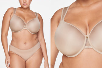Average Size Figure Types in 38A Bra Size Nude by Leading Lady
