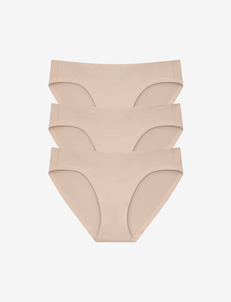 Girls' Bench Glitter Heart Bikini Underwear (3 Pack)