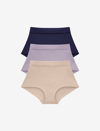 Beneath Underwear Salewomen's Lace Briefs 3-pack - Seamless Silk Underwear  Size 8
