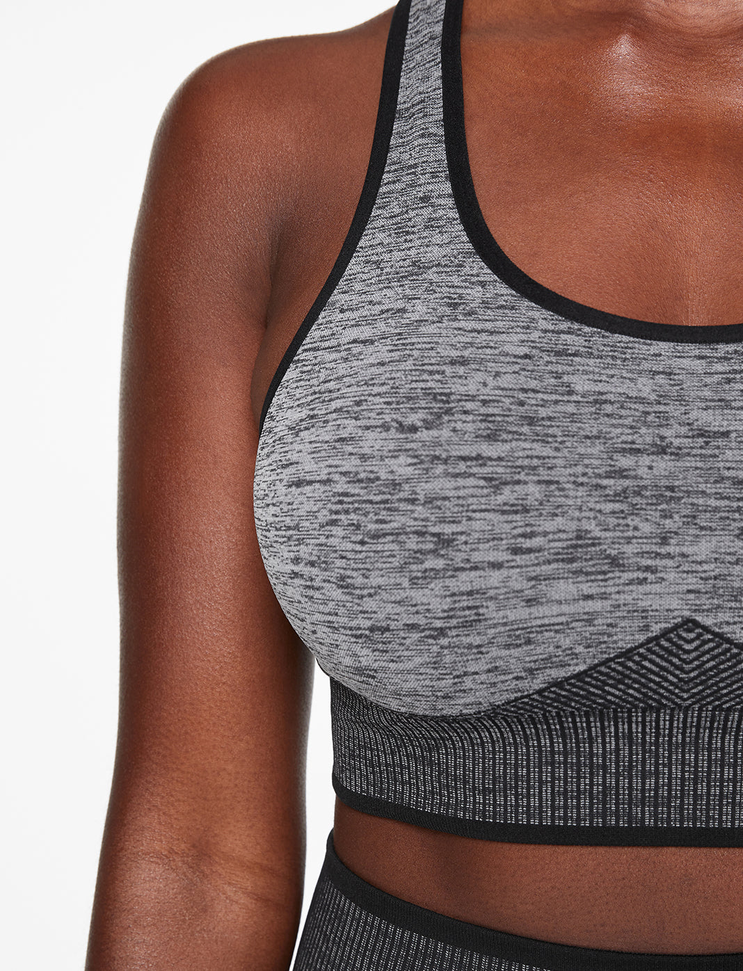 Seamless racerback sports clearance bra