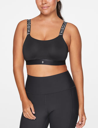 Specialty Fabric V-Front Sports Bra