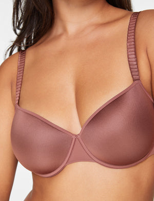 Buy Melisa Non Padded Cotton Plunge Bra - Red Online at Low Prices