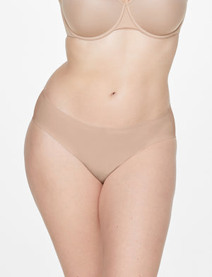 Buy Women's Mid Waist Cotton Rich Elastane Stretch Seamfree Bikini