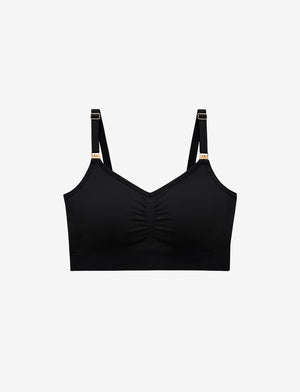 Wholesale seamless polyamide spandex bra For Supportive Underwear 