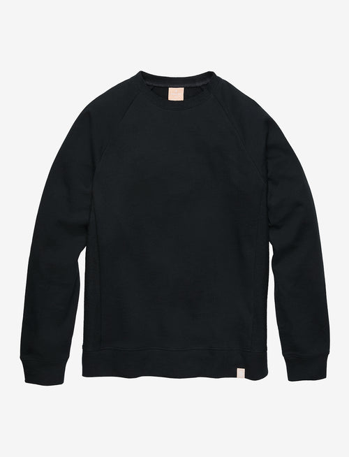 Weekend Terry Sweatshirt Black - Comfortable Black Terry Sweatshirt ...