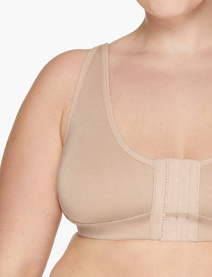 Women Post Surgery Front Fastening Sports Bra With Wide Back