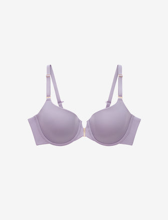 ComfortStretch Smoothing Front Close Bra, Dreamy Lilac - Thirdlove - Nylon/Spandex