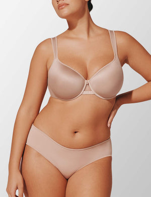 24/7® Perfect Coverage Bra, Taupe - Thirdlove - Nylon/Spandex,