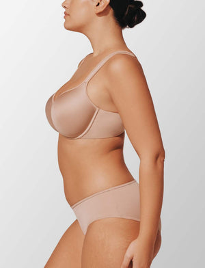 24/7® Perfect Coverage Bra, Taupe - Thirdlove - Nylon/Spandex
