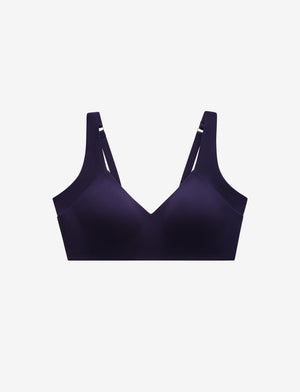 ComfortStretch Smoothing Wireless Bra, Navy - Thirdlove - Nylon/Spandex,model