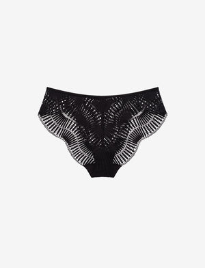 Fleur Lace Cheeky - Black - Lace/Mesh - ThirdLove,model