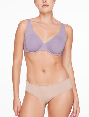 24/7® Classic Second Skin Unlined Bra, Stormy Lilac - Thirdlove - Nylon/Spandex,modelDDD