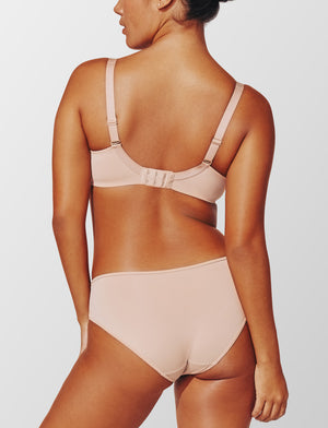 24/7® Classic Unlined Minimizer Bra, Taupe - Thirdlove - Nylon/Spandex,modelHHH