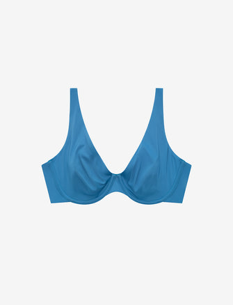 24/7® Classic Second Skin Unlined Bra, Sapphire - Thirdlove - Nylon/Spandex