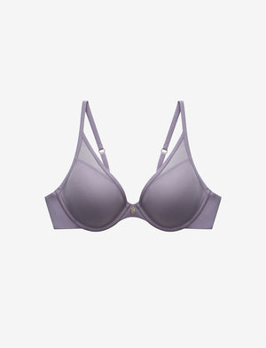 24/7® Classic Uplift Plunge Bra, Stormy Lilac - Thirdlove - Nylon/Spandex