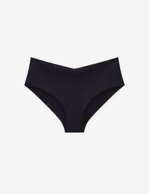 Zero Edge No-Show Cheeky, Black - Thirdlove - 50% nylon/50% Spandex