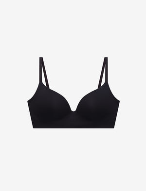 Zero Edge Wireless Push-Up Bra, Black - Thirdlove - 50% nylon/50% Spandex