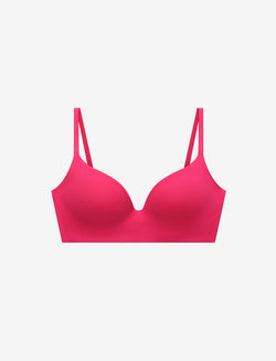 Zero Edge Wireless Push-Up Bra, Hot Pink - Thirdlove - 50% nylon/50% Spandex