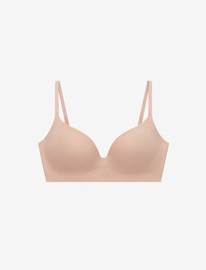 Zero Edge Wireless Push-Up Bra, Taupe - Thirdlove - 50% nylon/50% Spandex,modelJJJ