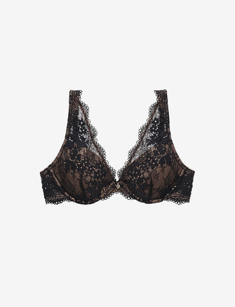 No Boundaries Black Lace Bra Size 36B Size M - $10 - From Brittany