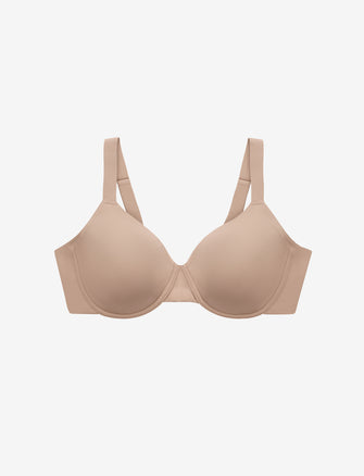 ComfortStretch Smoothing Full Coverage Bra, Taupe - Thirdlove - Nylon/Spandex