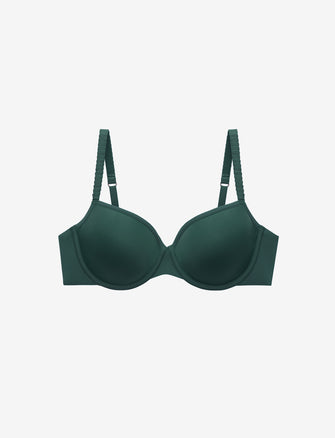 Buy Lyra Single Layered Non-Wired 3/4Th Coverage T-Shirt Bra (Pack of 2) -  Black Violet at Rs.700 online