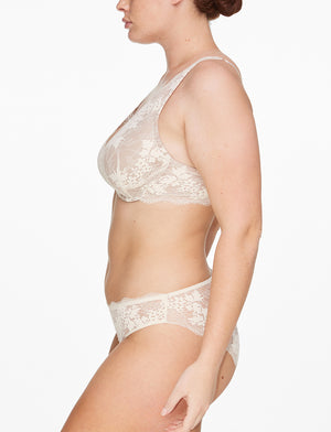 Buy White Recycled Lace Full Cup Comfort Bra 32D, Bras