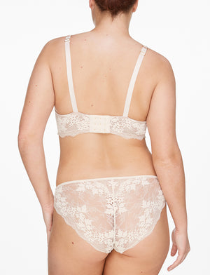 Buy White Recycled Lace Full Cup Comfort Bra - 44E | Bras | Argos