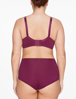 Women's Bra Non Padded Seamless Underwire Front Close Bra Plus Size (Color  : Light purple, Size : 40G)
