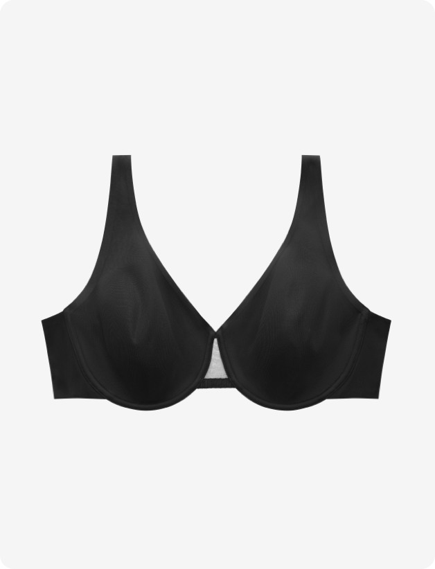 New Arrival: Wholesale Deep V Black Invisilift Bra With Love And