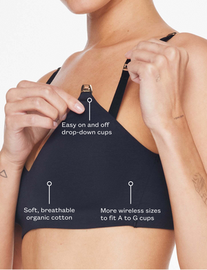 Organic Cloud Cotton Wireless Nursing Bra