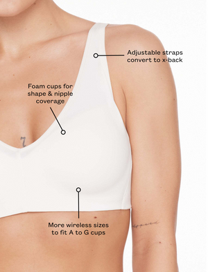 Organic Cloud Cotton Wireless Bra