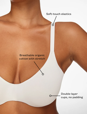 Organic Cloud Cotton Unlined Bra