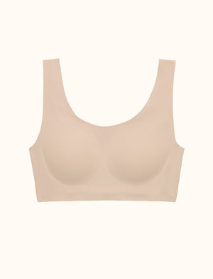 Womens Comfort Bra Ultra-Thin Push Up Padded Seamless Bra Summer Bralette  Vest♡