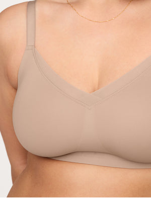 Women's Wirefree Bra Plus Size Minimizer Bra Sleep Unlined Full